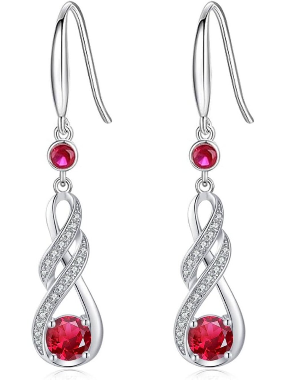 Elegant Birthstone Dangle Earrings for Women - Perfect Jewelry Gift Idea